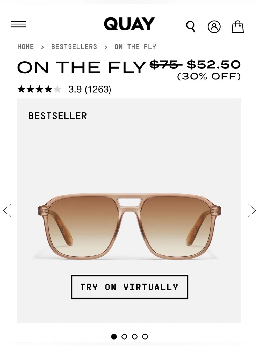 Quay On The Fly sunglasses excellent condition